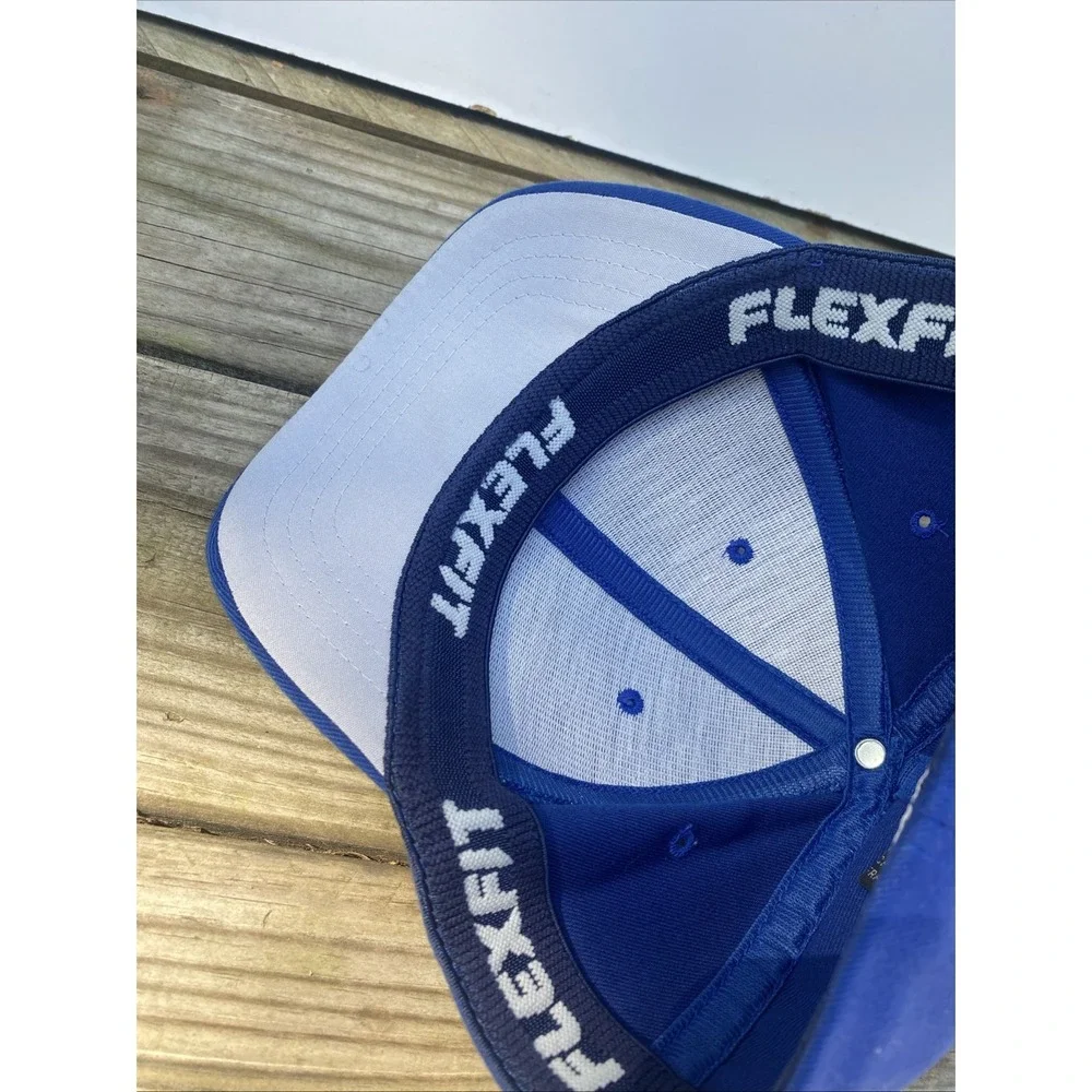 HOGS RULE! Cows Drool Flexfit‎ Youth Hat Cap Blue
